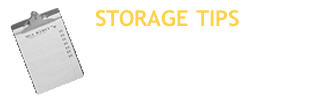Storage Tips in Fond du Lac WI